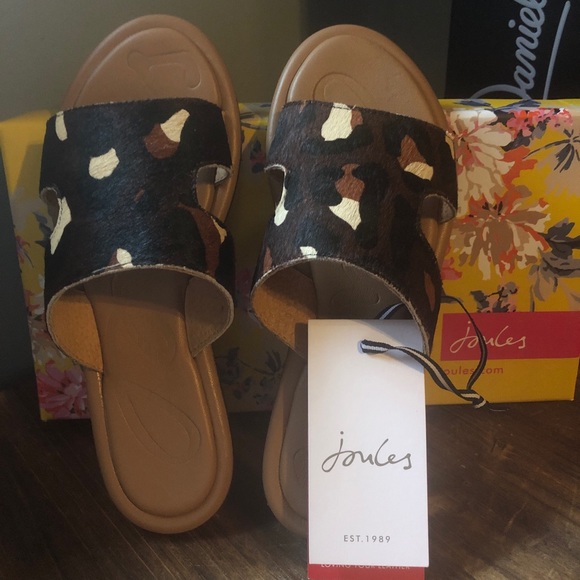 Joules Shoes - *Size 6* JOULES Avondale Leopard Slid…